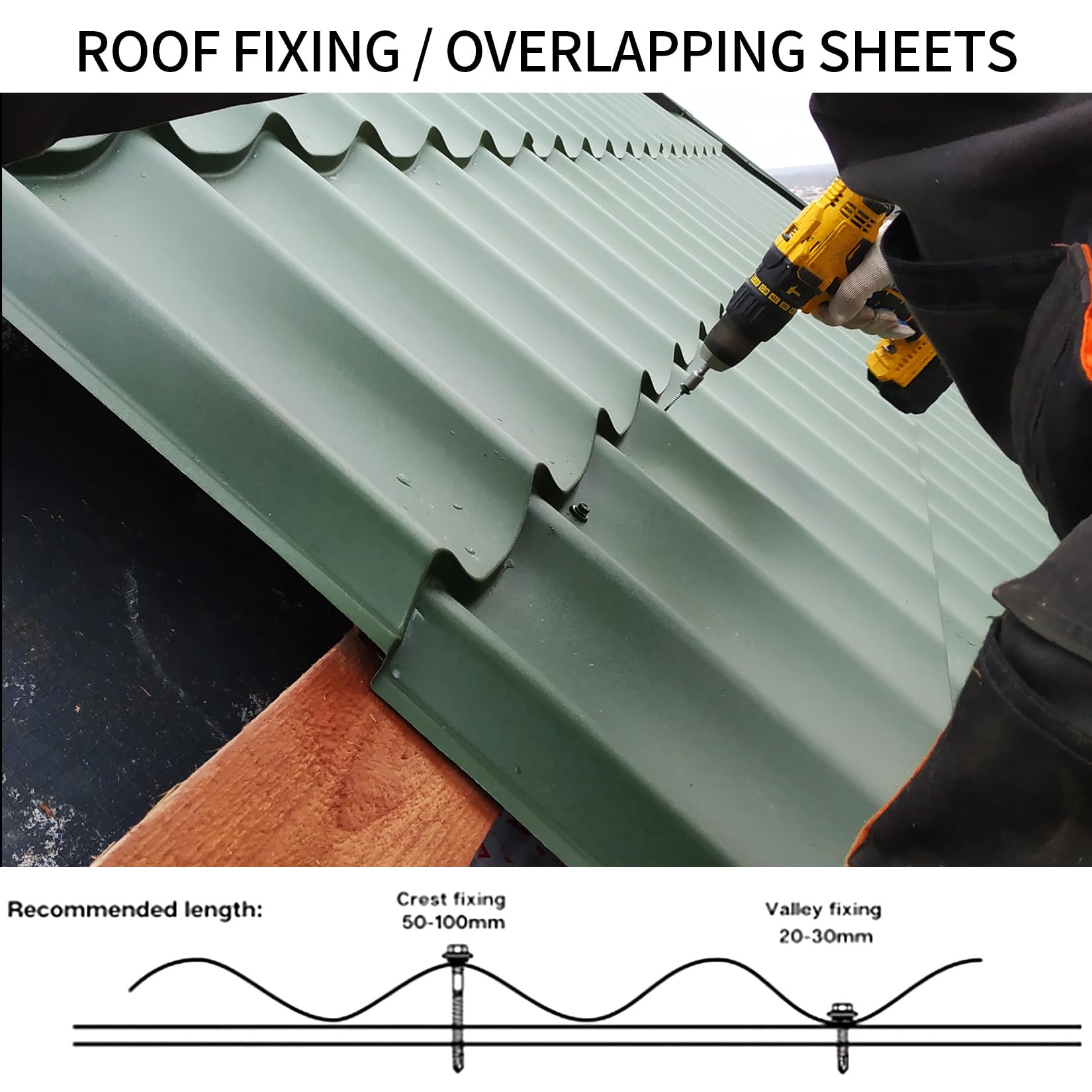 150 Viti Auto-foranti Acciaio Inox M4.2 - Set Per Lamiera, Legno E Metallo - Foto 9