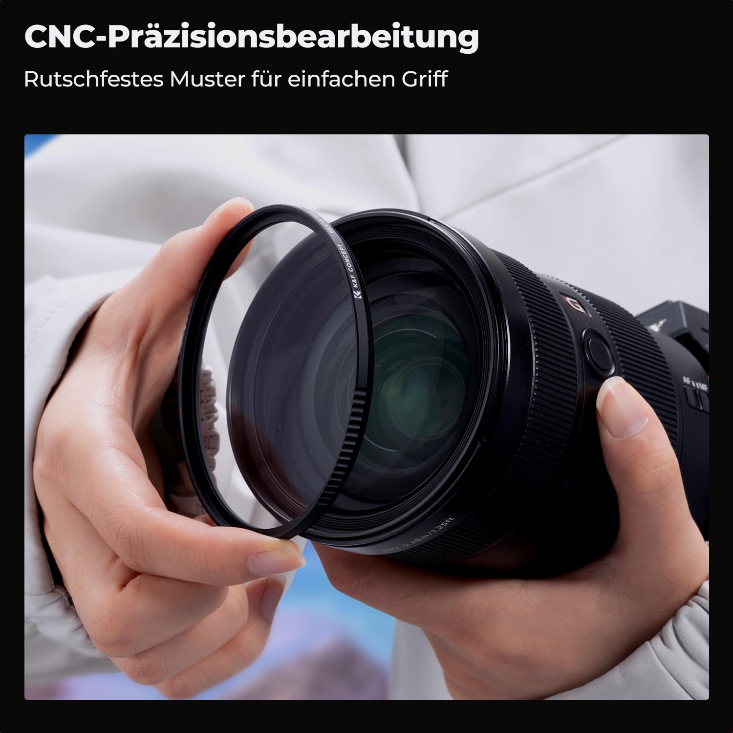 K&F CONCEPT Nano X-Serie UV Filter 67mm Schott-Glas B270 28 Schichten MC Super Slim Schutzfilter Ultraviolett-Filter