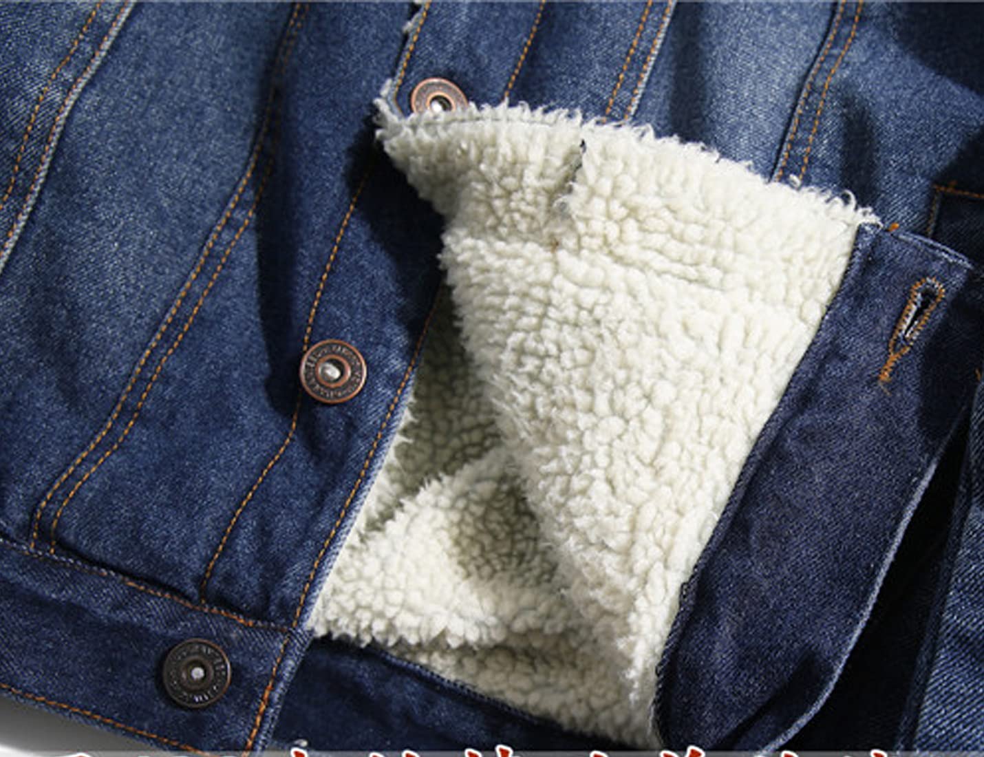 Snoly Jaqueta jeans masculina forrada com sherpa quente em promoção! Veja a oferta e mais achadinhos de Jaquetas & Casacos 6 Hoje é o melhor dia para comprar Snoly Jaqueta jeans masculina forrada com sherpa quente com aquele preço maroto! Promoção! Aproveite a oferta! 6