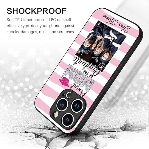 Miniatura 71 de Fundas de teléfono personalizadas para papá y niños, huellas compatibles con iPhone 15, 14, 13, 12, 11 Pro Max, Samsung Galaxy S23 S22 S21 S20