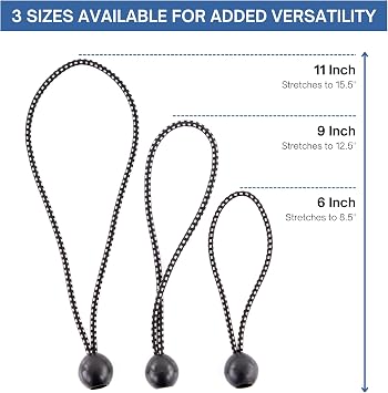 Backyard Discovery Beaumont 16 ft. x 12 ft. All Cedar Pergola Kit + Kotap 25 Pack 9 in. Black Ball Bungee Cord Tarp Tie-Down