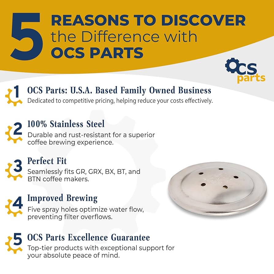 Amazon.com: OCS Parts Stainless Steel Sprayhead for Bunn