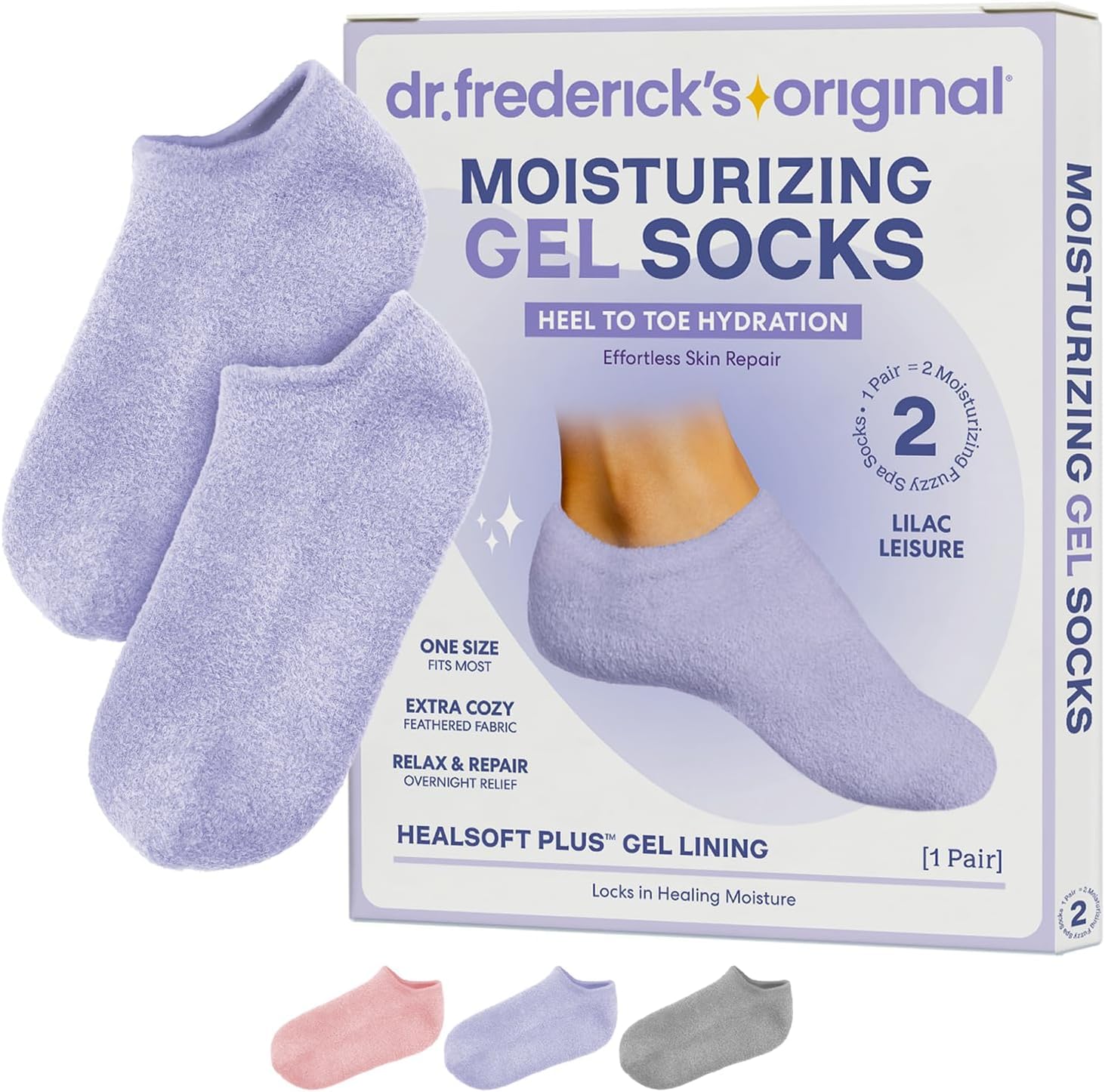 Amazon.com : Dr. Frederick's Original Moisturizing Gel Socks for