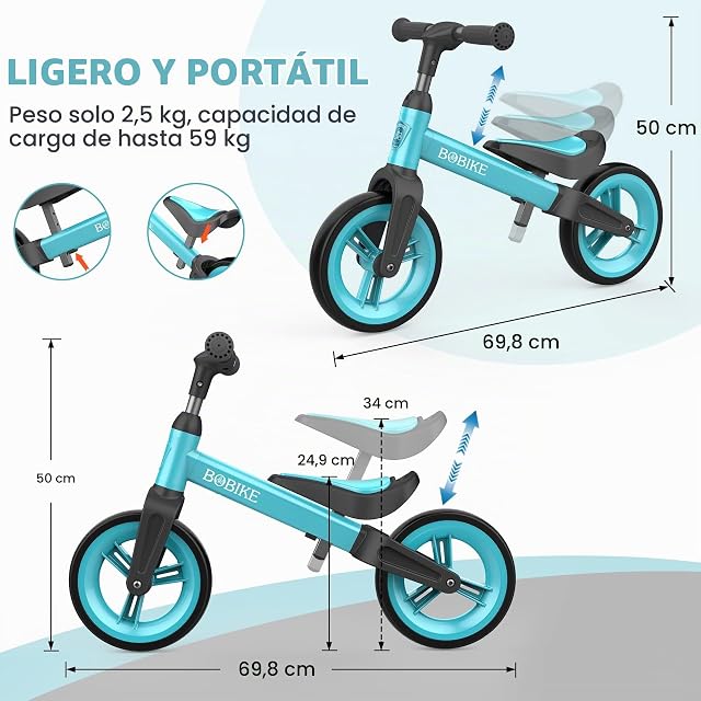 Foto 6 de 7 de VITONIS Bicicleta sin Pedales First Bike para Niños de 1,5