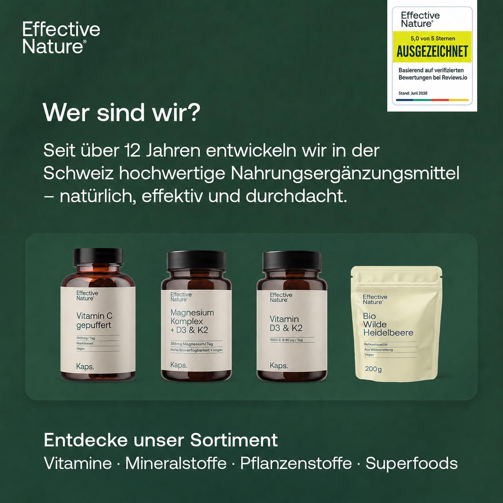 Effective Nature Sango Meereskoralle + Vitamin D3 K2 - hochdosiert | Mit Calcium & Magnesium im optimalen 2:1 Verhältnis - 120 Kapseln - ohne Zusätze - laborgeprüft