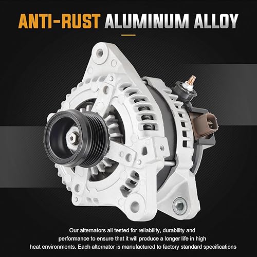 Miniatura 6 de Alternador nuevo para Toyota Corolla 1.8L 2009 2010 2011 2012 2013, para Scion xD 1.8L 2008-2014 Reemplazar 11386, 104210-2800, GM 88975507,