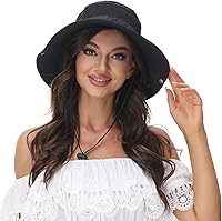 Vista 1 de ANOTHER CHOICE Sombrero de sol para mujer, ala ancha, transpirable, de nailon, para senderismo, verano, pesca, con cordón ajustable