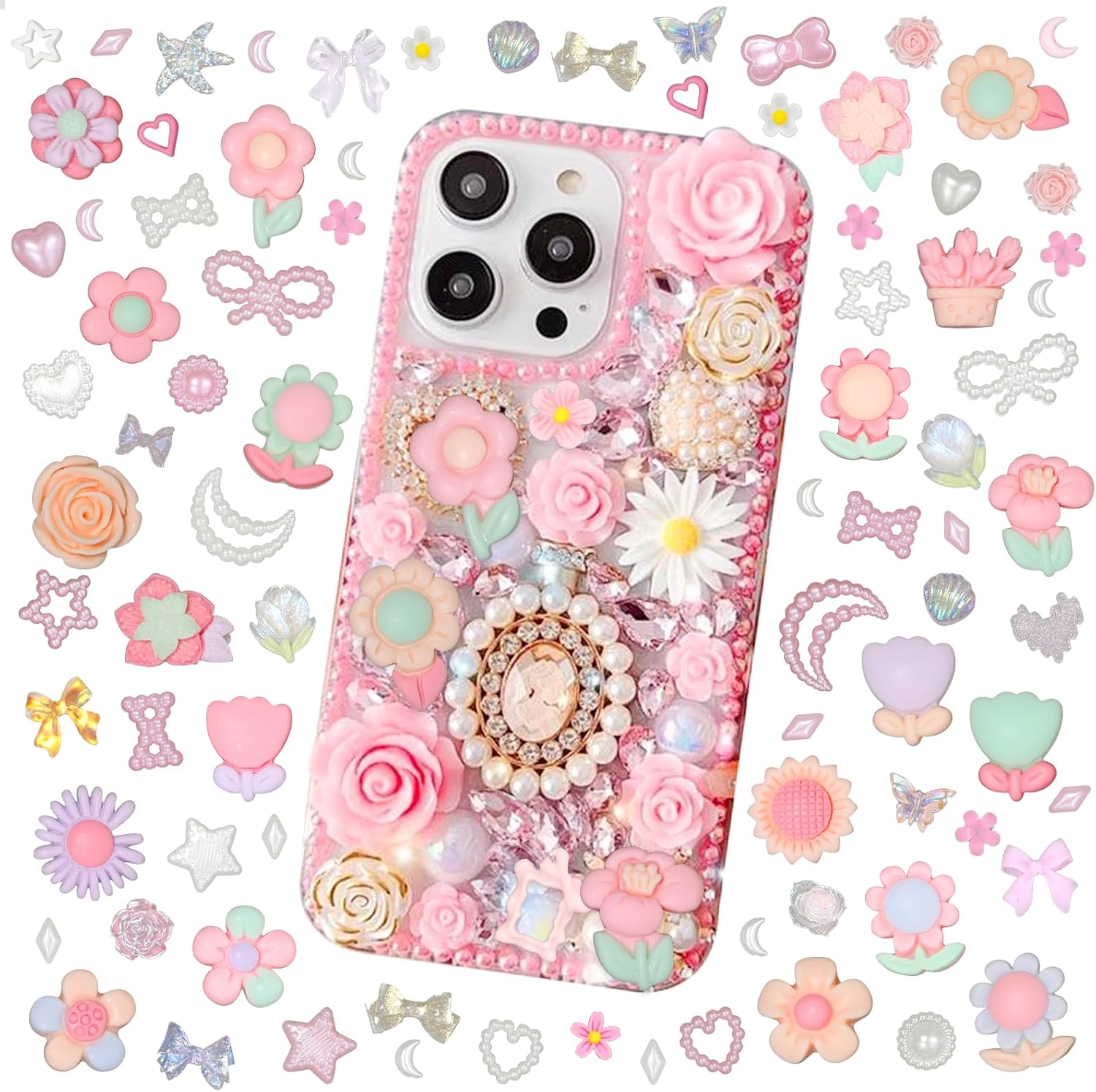 Pink Flower Charms Kit Just $4.49 at Amazon