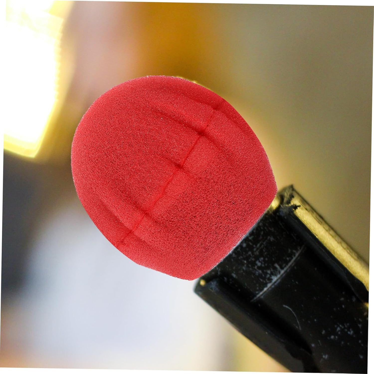 400pcs Disposable Microphone Sponge Covers for Ktv and Handheld Mics Thick Breathable Design Fit for Karaoke Recording and Stage Performance