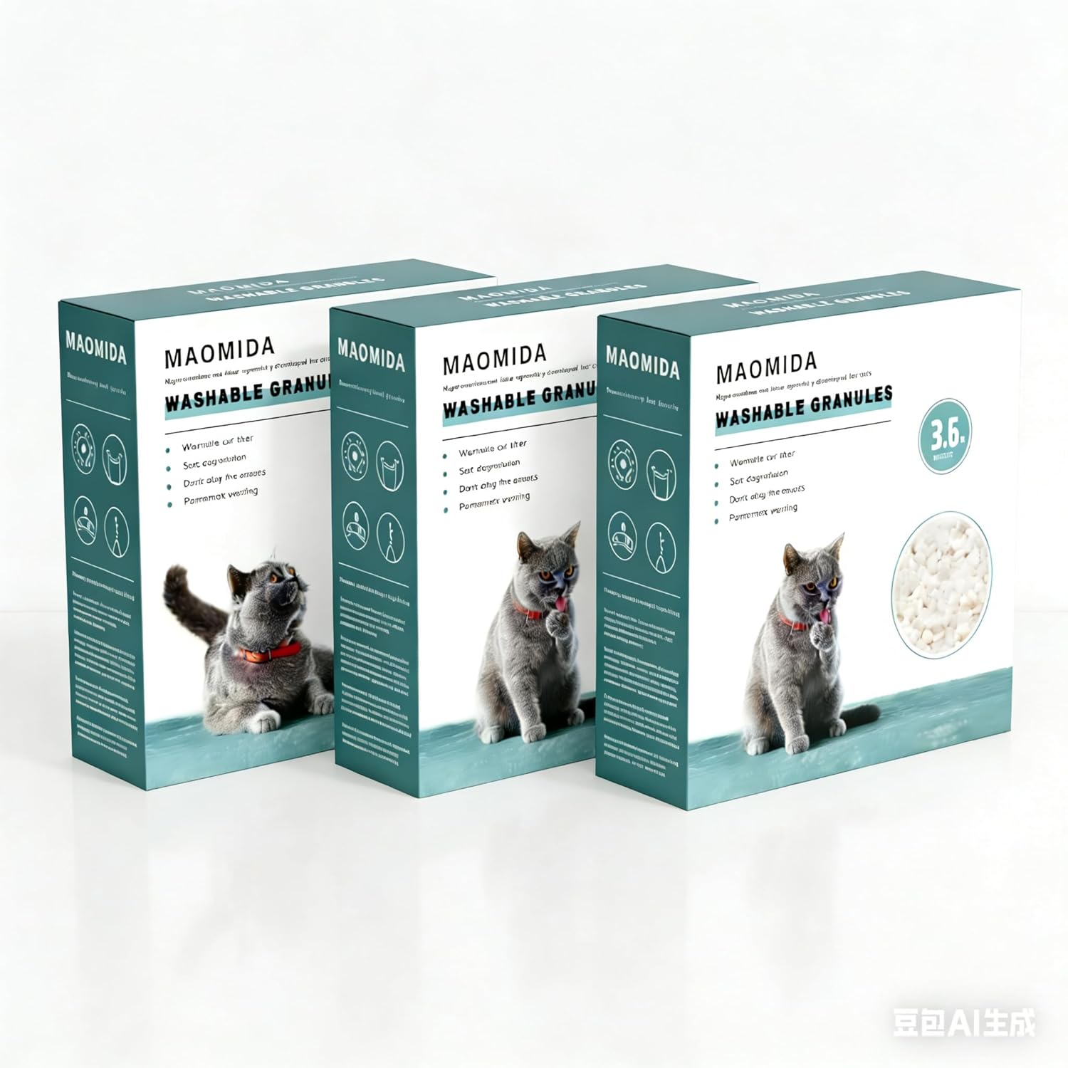 10.8pounds Washable granules can be Used Instead of Cat Genie