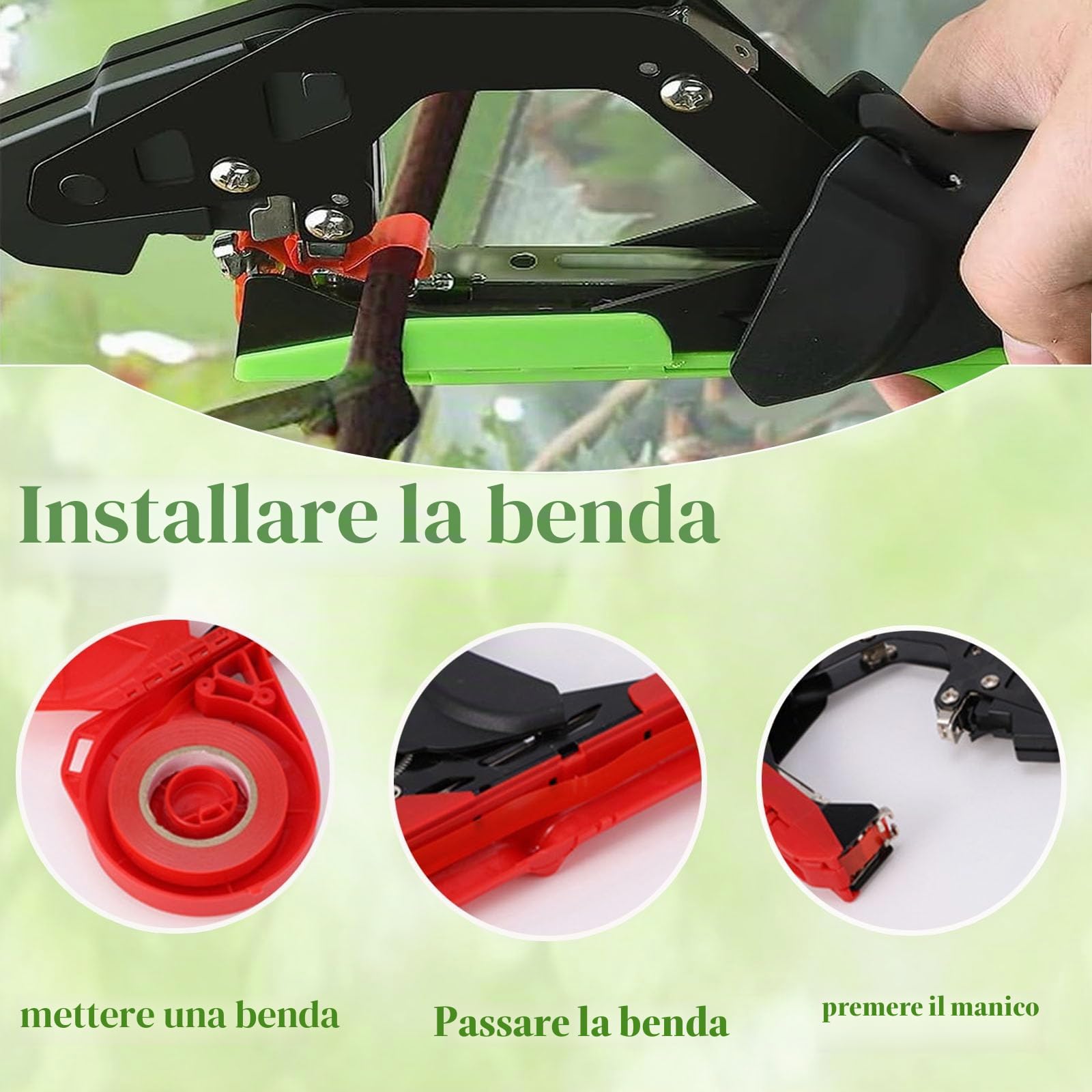 20 rotoli di nastro da giardino, rotolo di nastro vegetale, 10000 punti per piantare pomodori vigneti, vigneti, fiori (c)