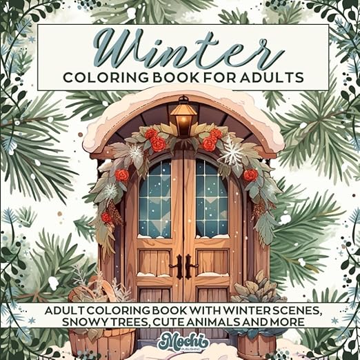 Winter Coloring Book For Adults