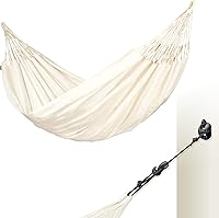 Vista 24 de LA SIESTA Brisa Hamaca clásica, hecha a mano, resistente a la intemperie, resistente a roturas, hamaca para relajación interior y exterior