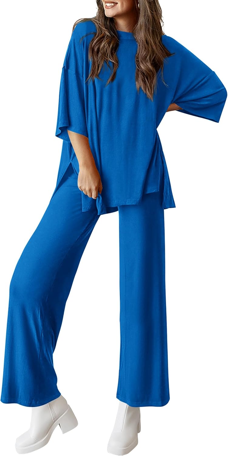 PRETTYGARDEN Two Piece Sets For Women Summer Fashion Lounge Matching Set 2025 Travel Vacation Airport Outfits Clothing