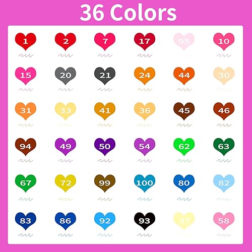 Miniatura 16 de Soucolor Regalos para niñas adolescentes, suministros escolares estéticos lindos de preparación, regalos para adolescentes, kits de arte para niñas