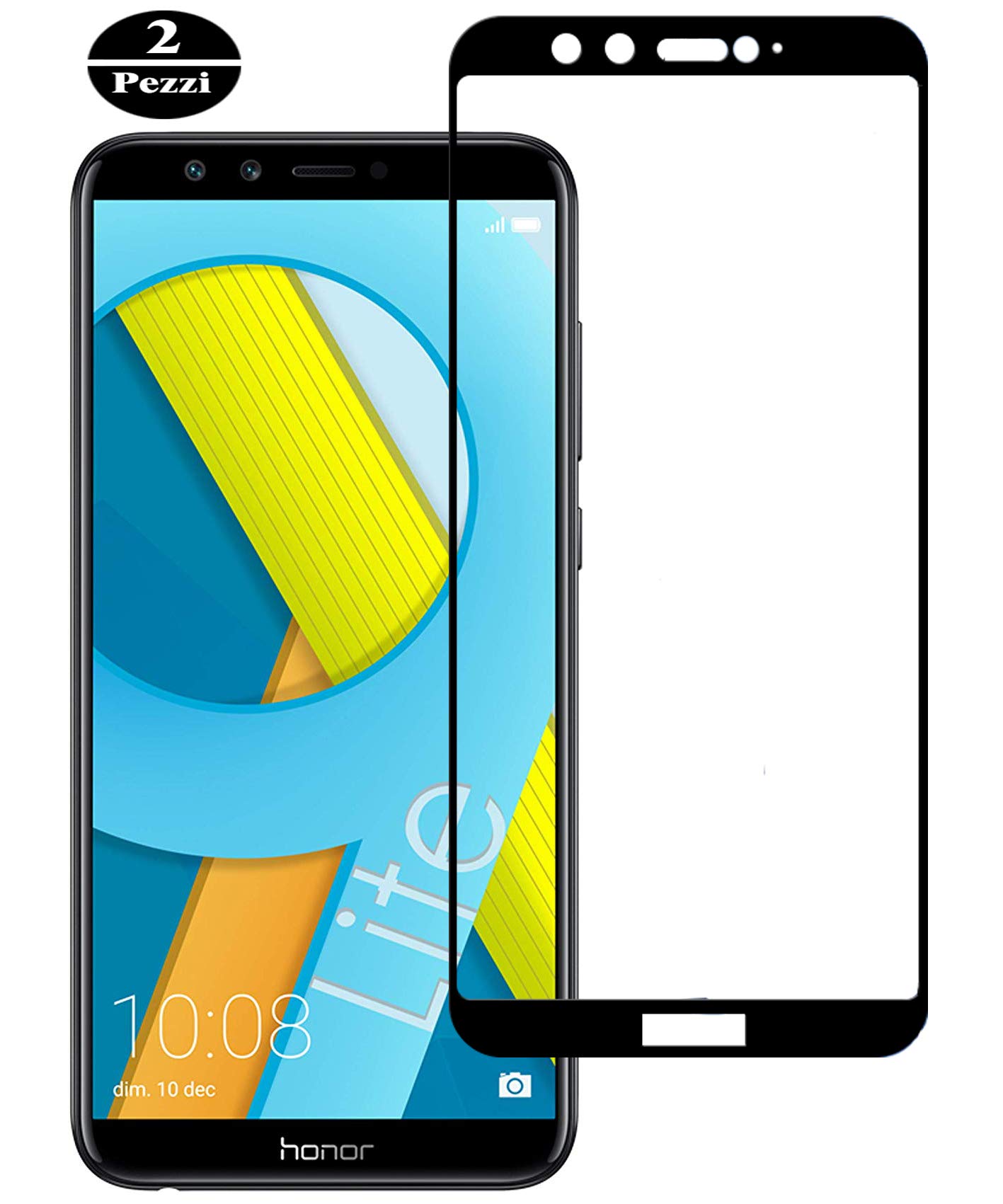 HQ-CLOUD Lot De 2 Films Vitre Verre Trempé De Protection D'écran