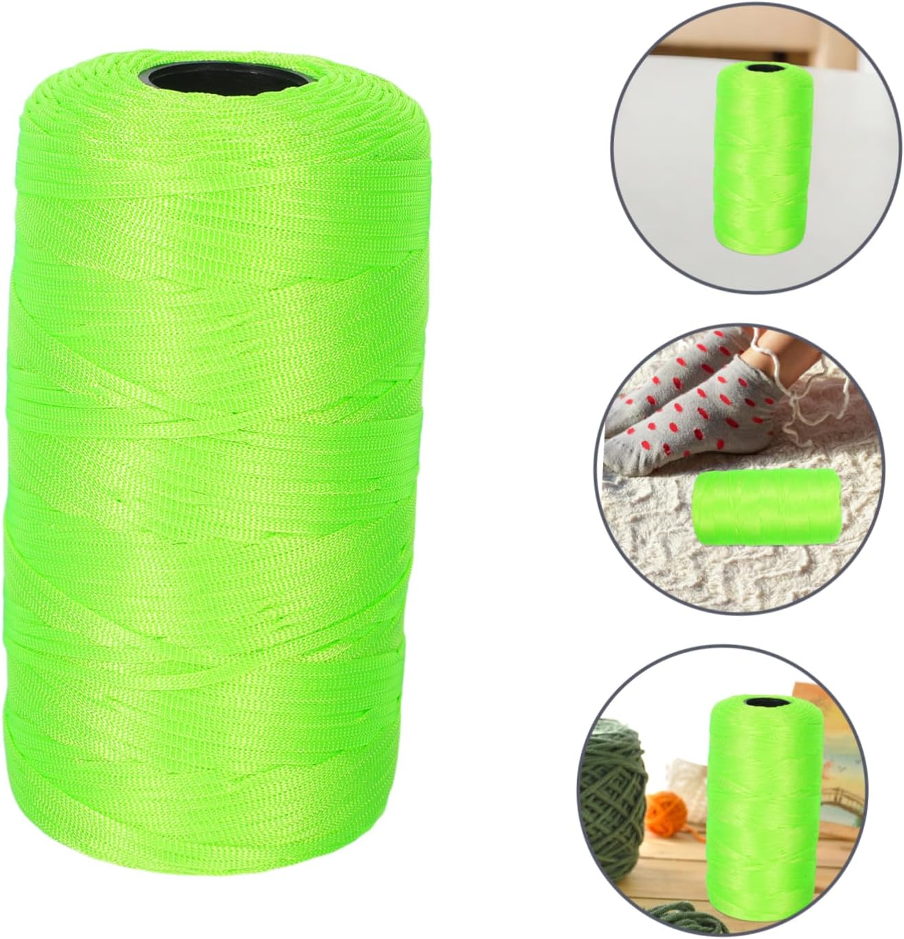 1 Roll Braided Mason Line Heavy Duty Green Twine for Boundary Marking Outdoor Use and Crafts Weather Resistant Strong and Secure Building Lines for Masonry and Landscaping