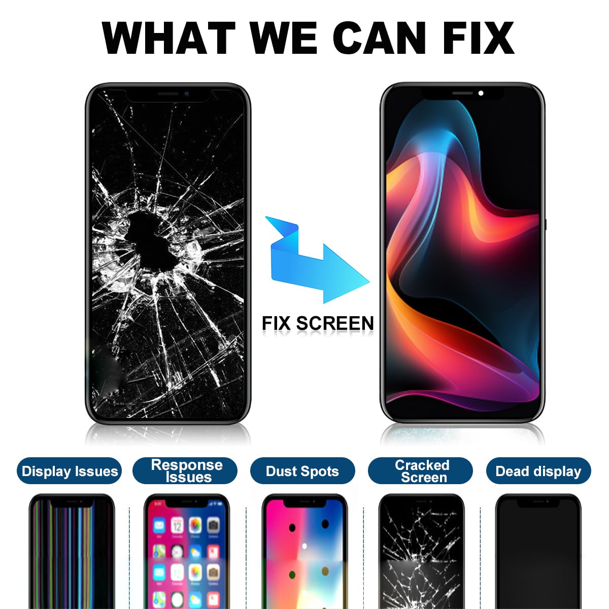 merugaki　 iPhone13 Amazon.com: for iPhone 13 Pro Max Screen Replacement A2643