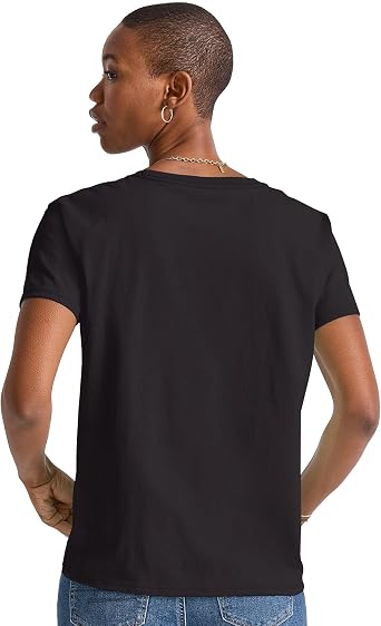 Hanes Womens Essentials Oversized T-Shirt Pack, Cotton Tee for Women, Relaxed Fit, 3-Pack