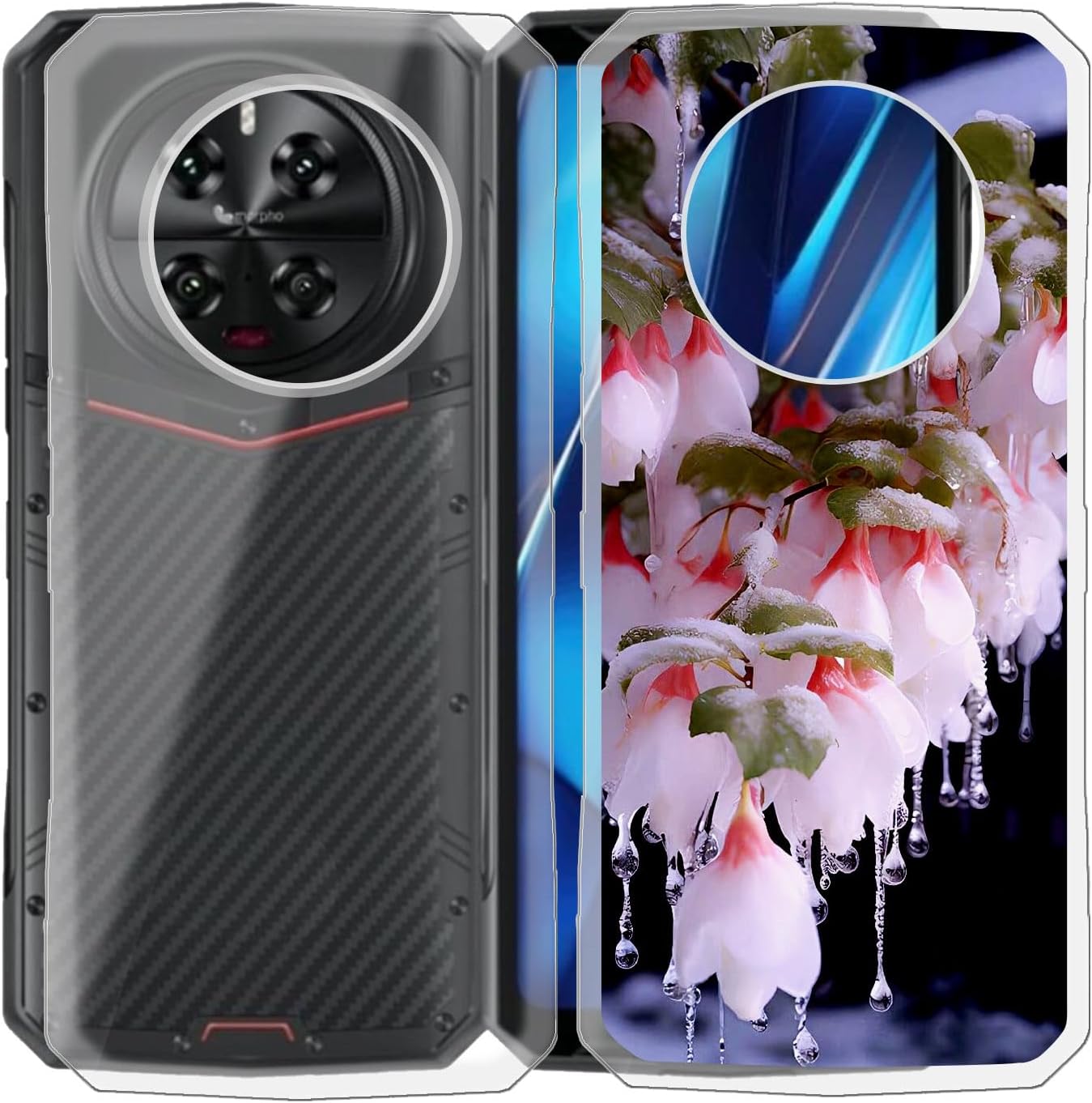 Phone Case for Doogee DK10 (6.67"), Clear Soft Silicone TPU Protective Case, Shockproof Anti-Fall Ultra-Thin Bumper Case for Doogee DK10 - [2 Pieces]