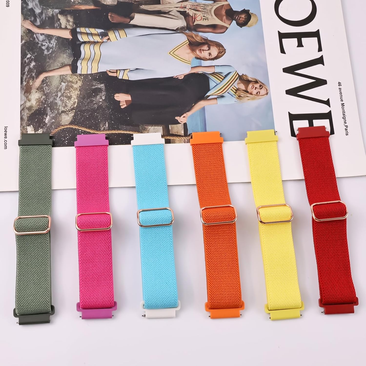 Stretchy Bands Compatible with Samsung Galaxy Watch 7 6 4 5 Band 40mm 44mm image 5