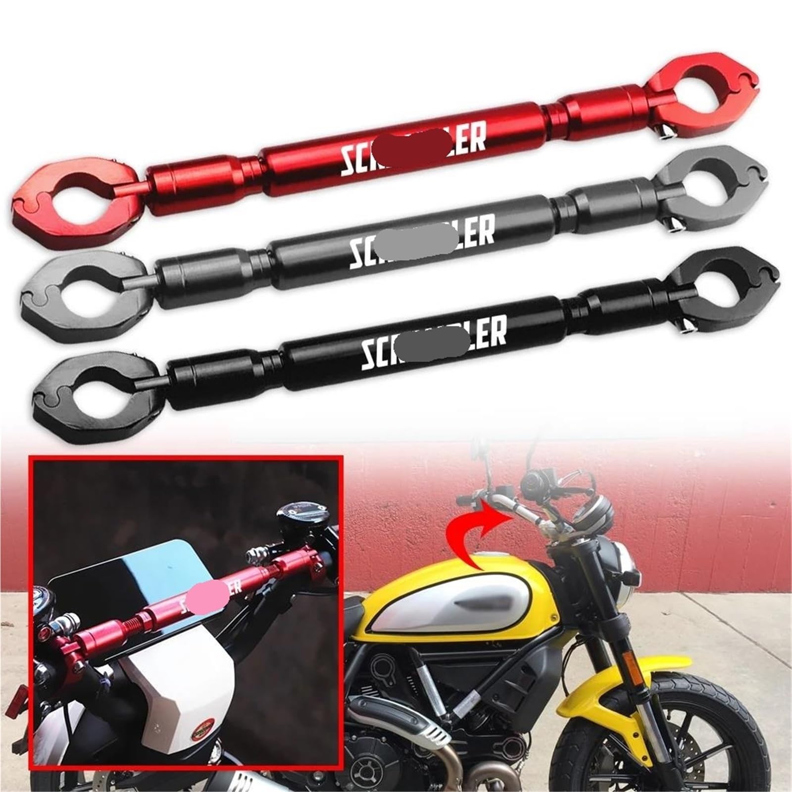 Amazon | オートバイハンドルブレース のために Ducati のために 