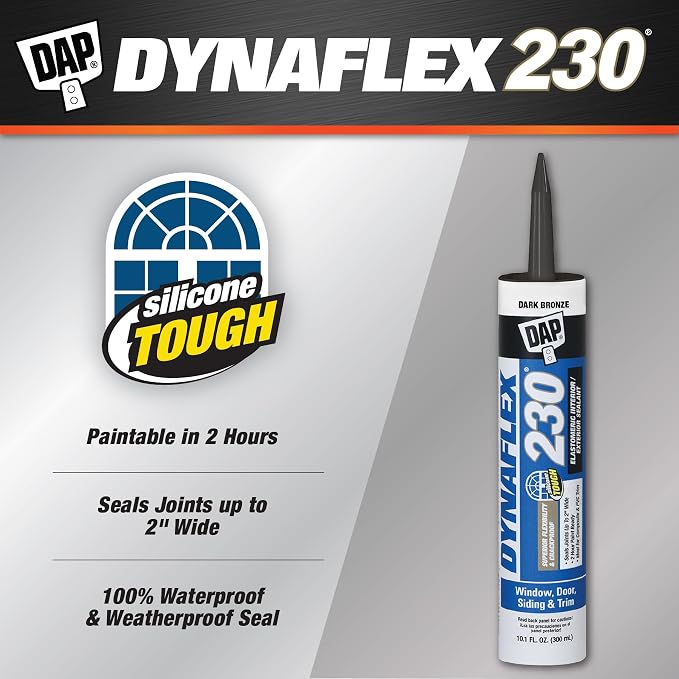 Dap 18420 Dynaflex 230 Sealant, 10.1-Ounce, Dark Bronze miniatura 2