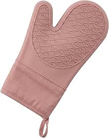 Luva de Silicone Térmica Resistência Suporta calor até 220°C Forro Interno Macio À Prova de Calor Antiderrapante e Impermeável Luva Para Forno e Fogão Premium Segurança e Conforto