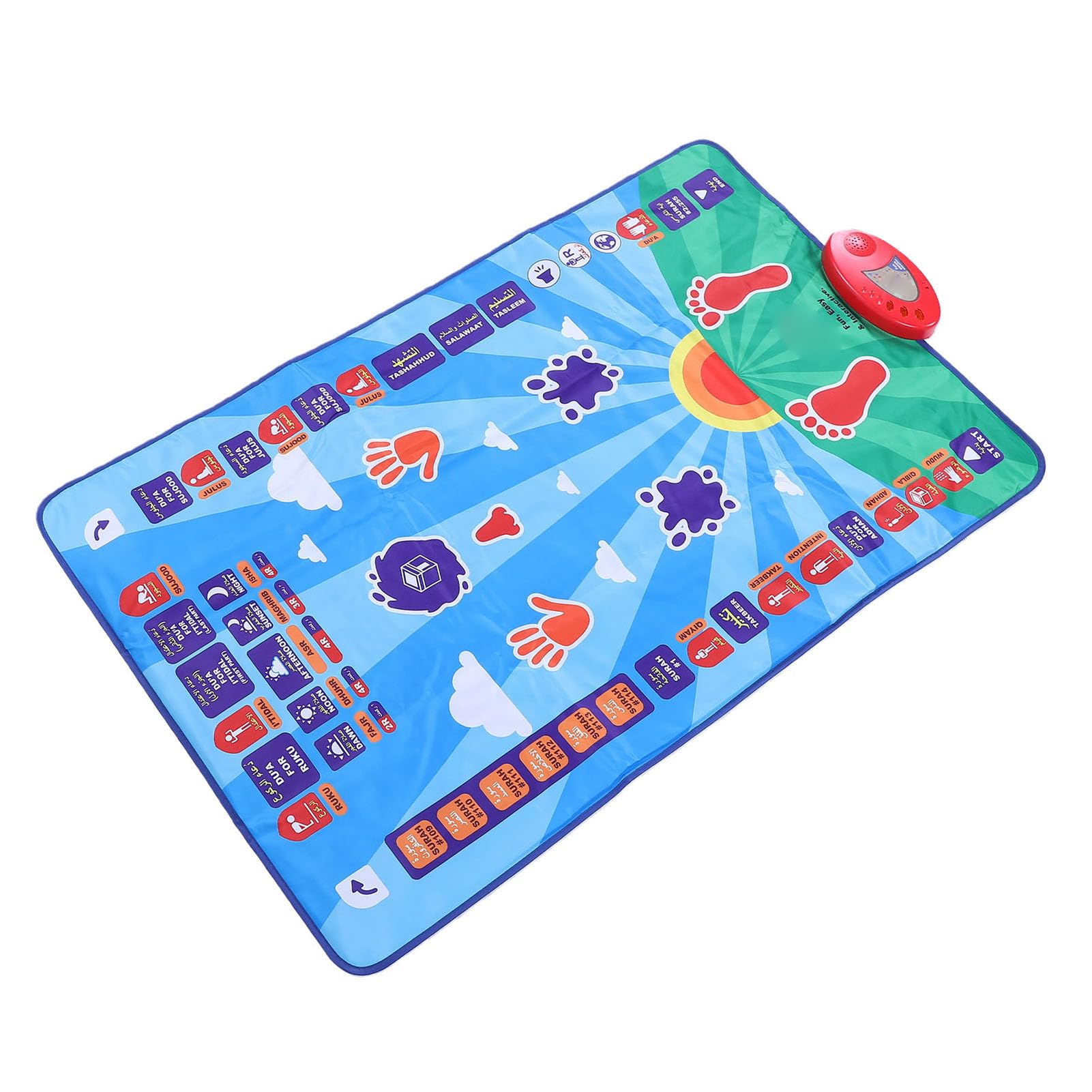 Matybobe Alfombra Educativa Interactiva de Aprendizaje de Idiomas, Tapete