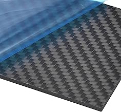 uxcell Carbon Fiber Plate Panel Sheets 125mm x 75mm x 2mm Carbon Fiber Board (Twill Matte)