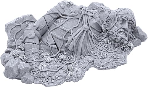 EnderToys Estatua gigante de escenario imprimible, compatible con Calabozos y Dragones (DND, D&D), juego de guerra en miniatura de 1.102 in, juegos