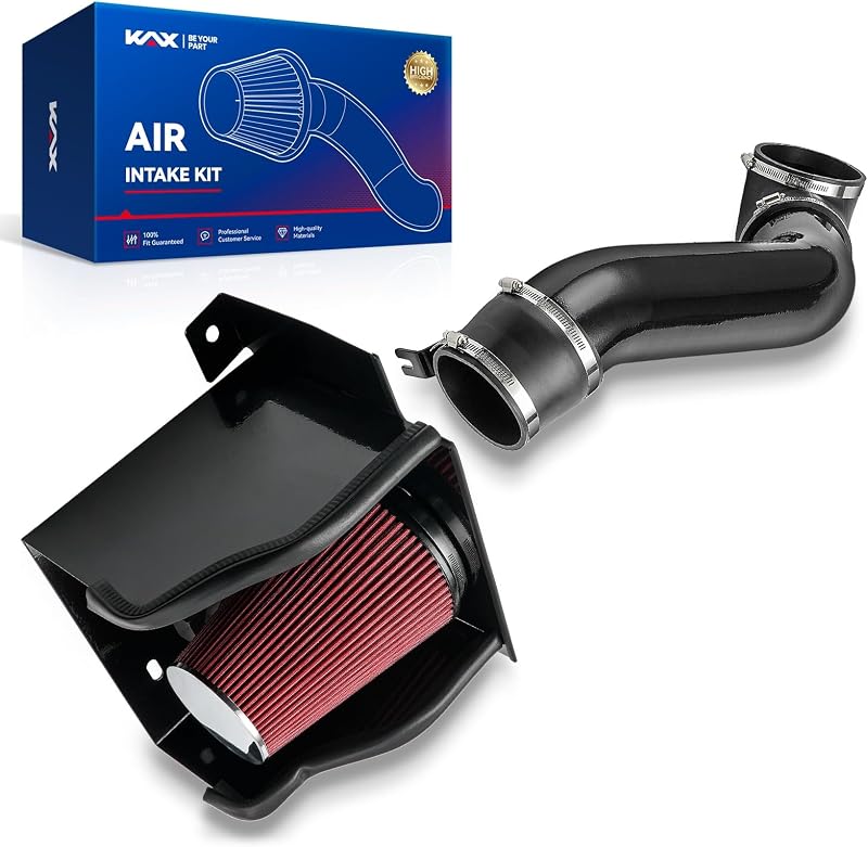 Kit de admissão de ar frio KAX 9,53 cm para Hummer H2 2003 a 2009