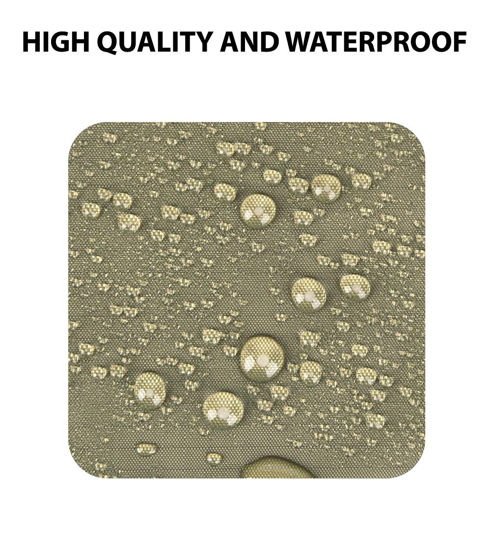 Gold Armour Rainfly Tarp Hamak, wysokiej jakości, pokrowiec przeciwdeszczowy, wodoodporny, ultralekki, baldachim kempingowy, niezbędne akcesoria kempingowe, niezbędne akcesoria kempingowe, zielony OD