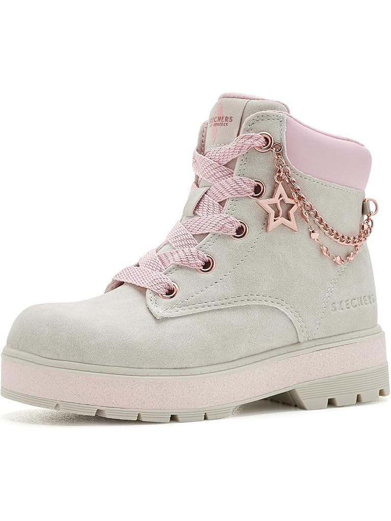 Gray SKECHERS Street Glitz 310954L (Little Kid/Big Kid)