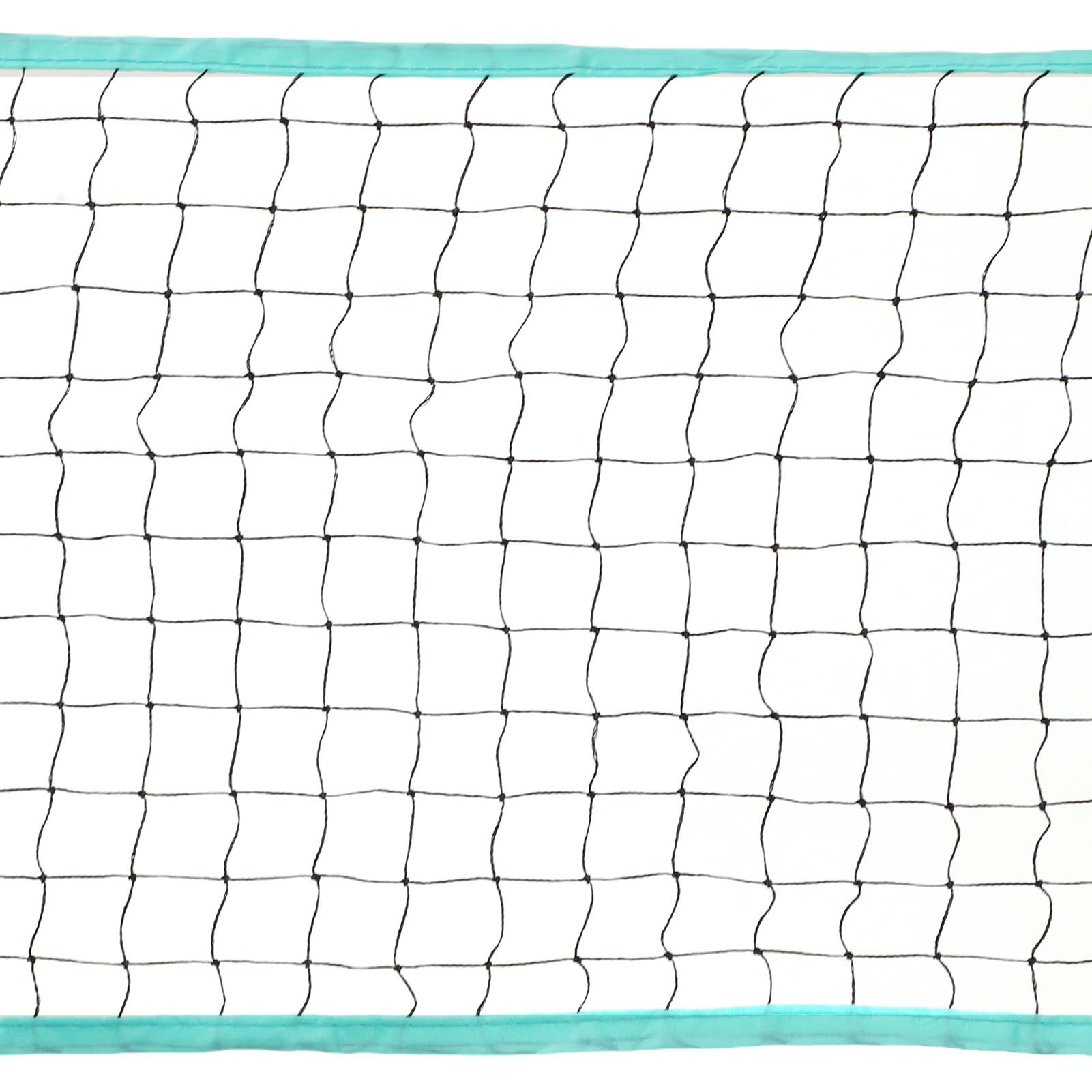 Set da badminton portatile con rete da 4 metri e base di supporto, facile da montare per giochi in famiglia, in giardino e al chiuso, blu e arancione.