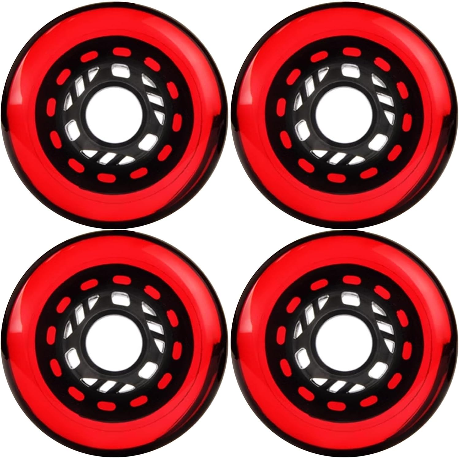 Skate Wheels Replacement, Skateboard Wheels Inline Roller Skate Wheels Indoor & Blade Roller Roller Skate Wheels Indoor, Intended for Roller Blade Wheel Replacement 90A Outdoor