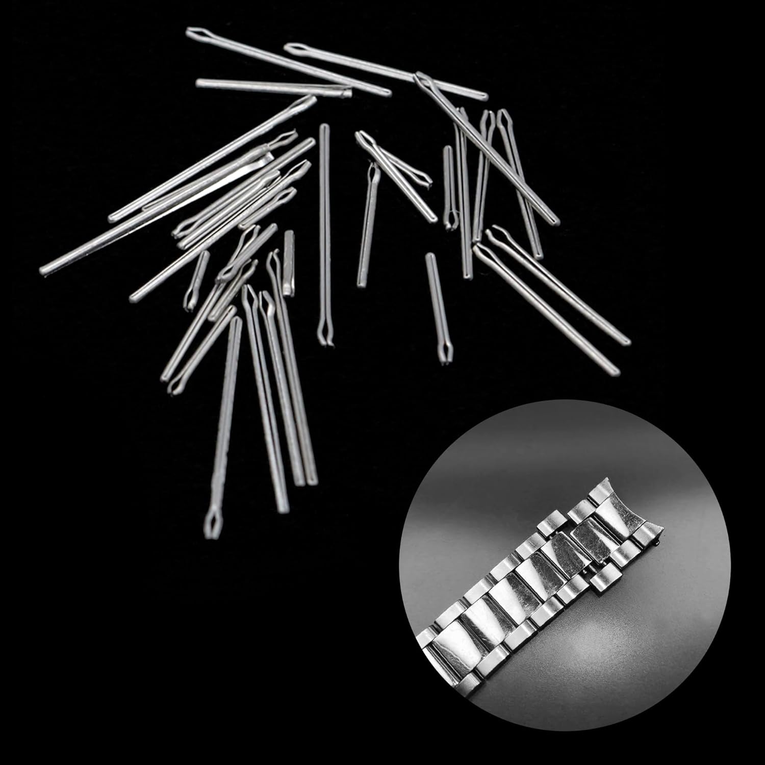360 Pcs 6-23mm Watch Band Link Cotter Pins Assortment, Watch Strap Bars, Watch Link Repair Kit, Watch Band Tool for Watch Repair thumbnail