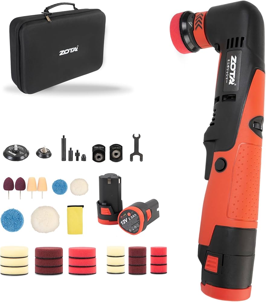 Amazon | ZOTA ポリッシャー コードレス ミニ 30mm/50mm ダブル
