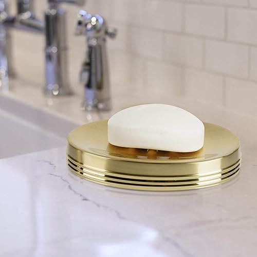 Miniatura 6 de nu steel Nusteel - Bandeja decorativa de acero inoxidable para tocadores de baño encimeras pedestales jabón de manos para fregadero de cocina barras