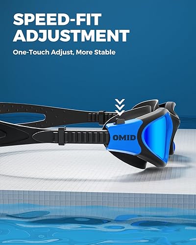 Miniatura 6 de OMID Gafas de natación, P2 Lite cómodas gafas de natación antivaho para hombres y mujeres