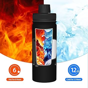 Amazon | 白と黒のマレーバク 水筒 真空断熱 保温 保冷 スポーツ