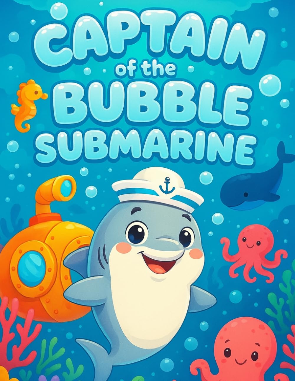 CAPTAIN OF THE BUBBLE SUBMARINE: Story & Coloring Book
