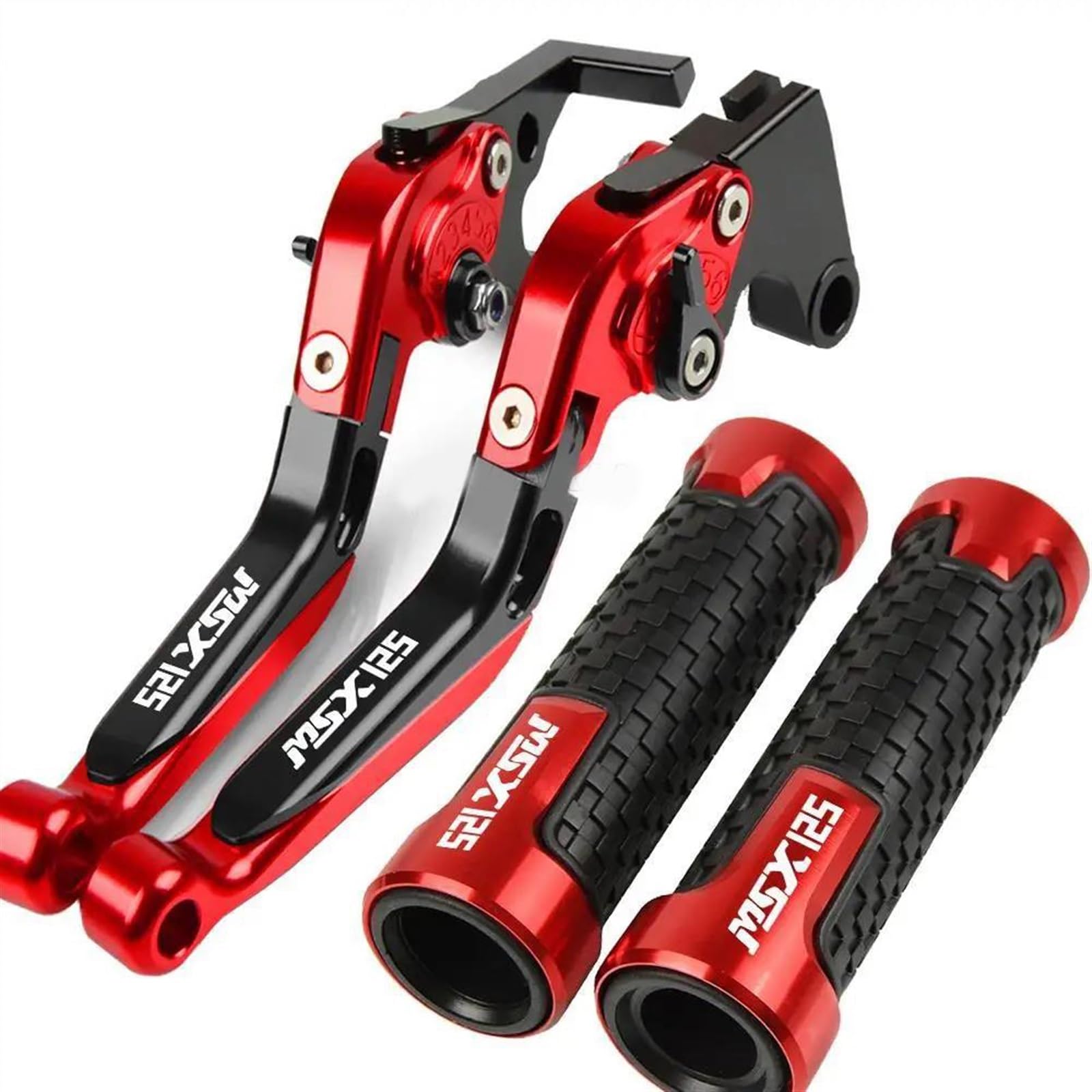 Leviers pliables Transalp 600 avec embouts de guidon anti-casse couleur F