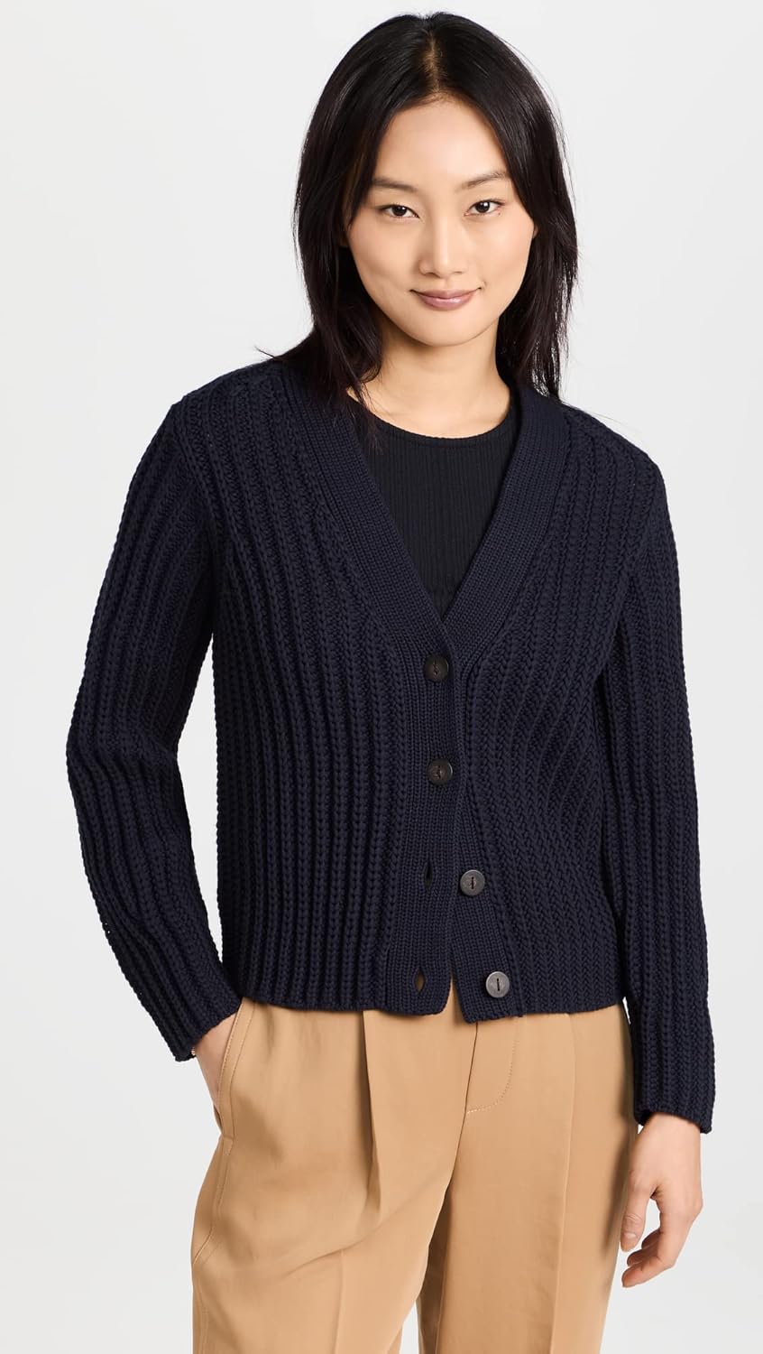 Vince Women's Wave Rib Cardigan - Image 2