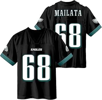 Amazon.com: Jordan Mailata Philadelphia Eagles Black #68 NFL Kids