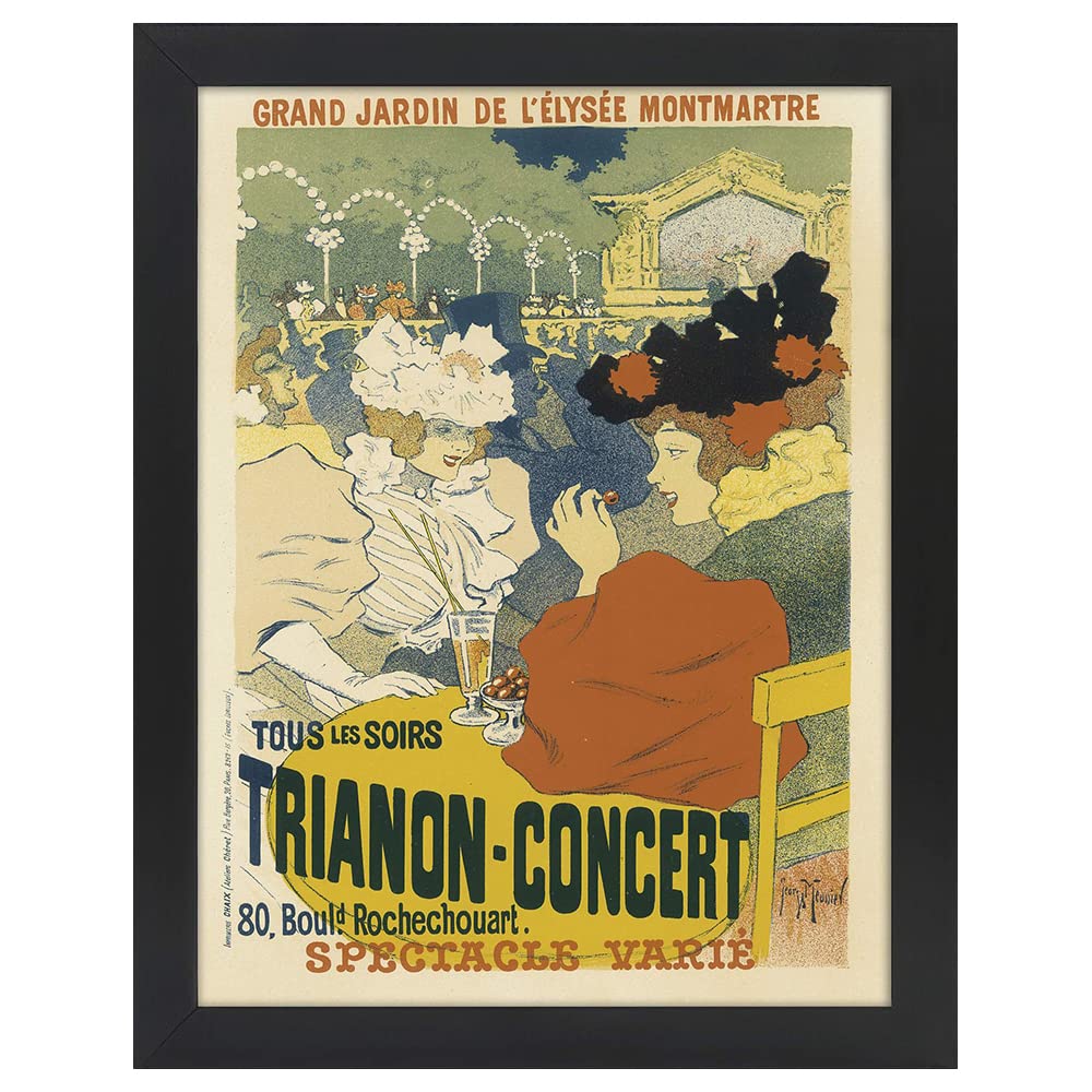 LegendArte - Poster, Poster Vintage Artistico Trianon Concert - Quadro, Decorazione Parete cm. 50x70