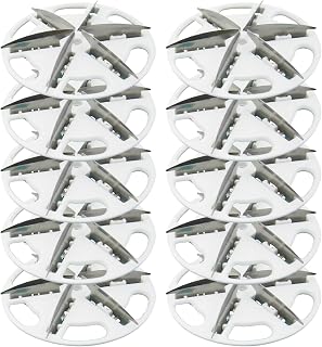 10-Pack Fabric Shaver Replacement Blades, 57mm Alloy Pill Shaver 6-Blade Head for Efficient Lint & Pill Removal