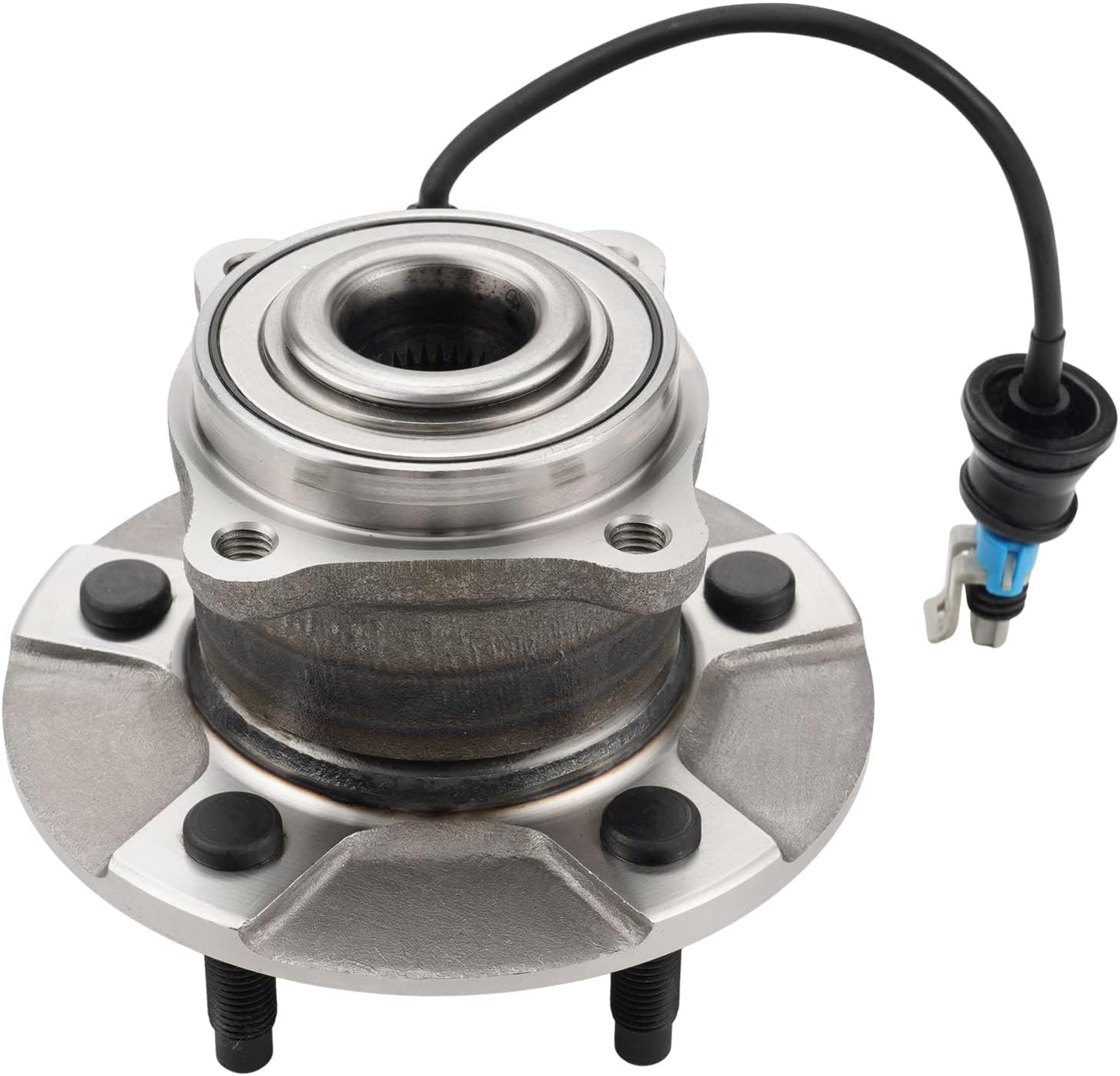 KAX 512229 Rear Wheel Bearing Hub Assemblies Compatible with 2002-2007 Saturn Vue, 2005-2006 Chevrolet Equinox, 2006 Pontiac Torrent 5 Lugs W/ABS