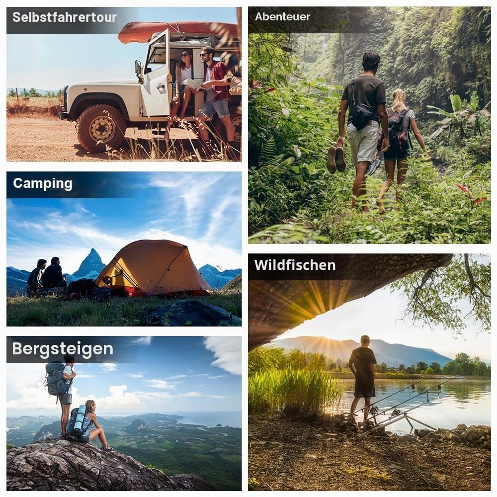 Pry Bar, Titan Hebelstange Hebelstab mit Flaschenöffner-Funktion für Outdoor-Camping-Werkzeug
