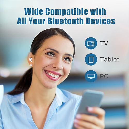 Miniatura 3 de Auriculares con forma de frijol para dormir, cómodos para dormir, conexión estable, diseño medio intrauditivo, Bluetooth pequeños, auriculares para